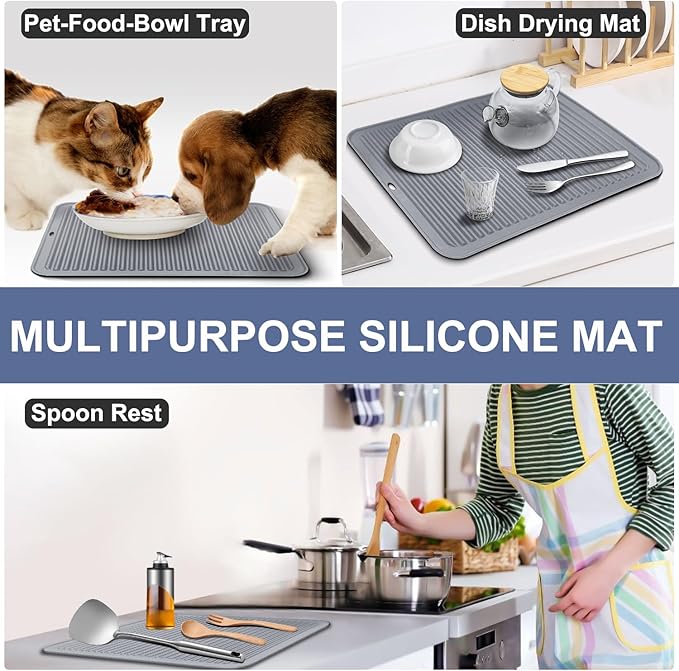 Walfos Large Silicone Trivet 16x12 Inch, Hot Pads - Image 4