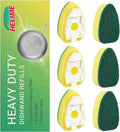 Dishwand Refills Sponges Heads by HELIME