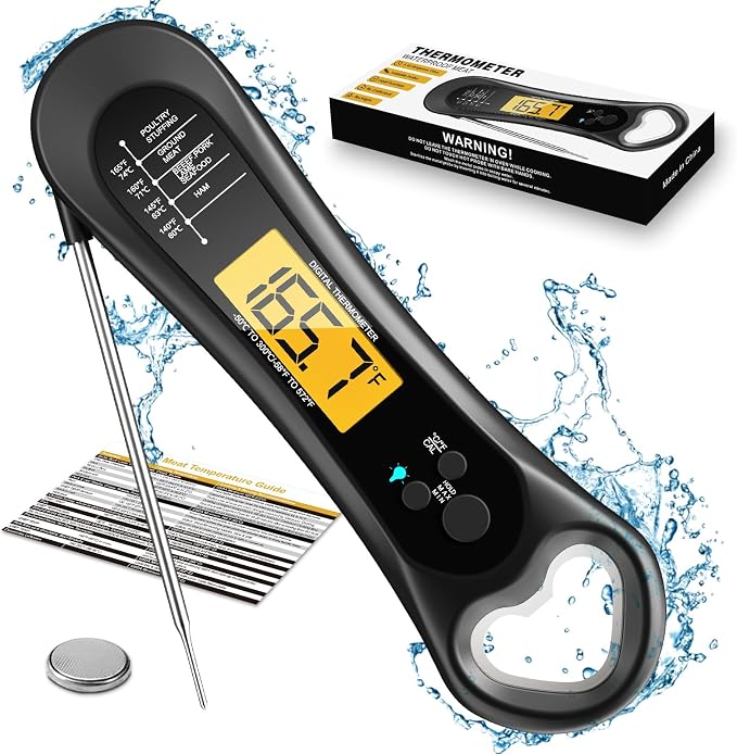 Meat Thermometer Digital, Instant Read Meat Thermometer by Biison