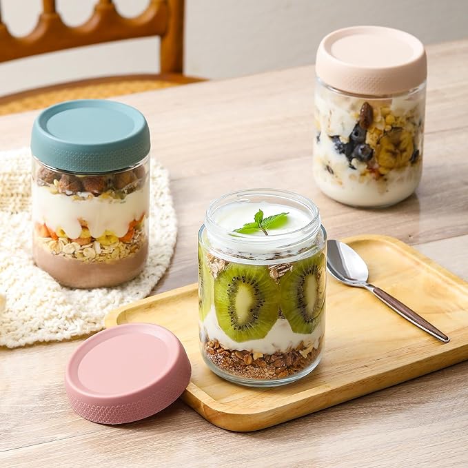 NETANY 12-pack 16oz Glass jars - Image 5