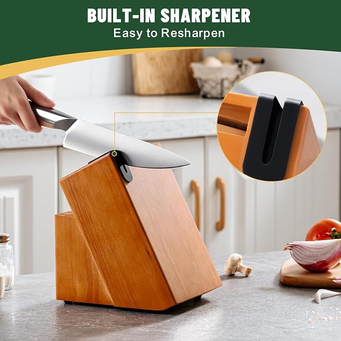 Knife Set, EWFEN 14-Piece Kitchen Knife Set - Image 7
