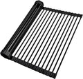 Ohuhu Over The Sink Dish Drainer Drying Rack, 17.6" W x 15.4" L Roll Up Dish by Ohuhu