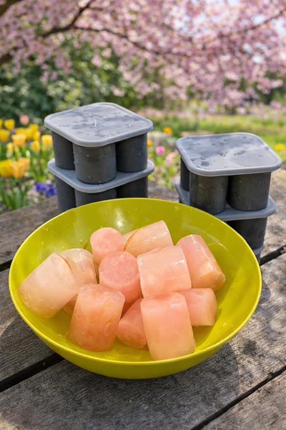 Large 2+ inch cylinder Ice Cubes - Image 2