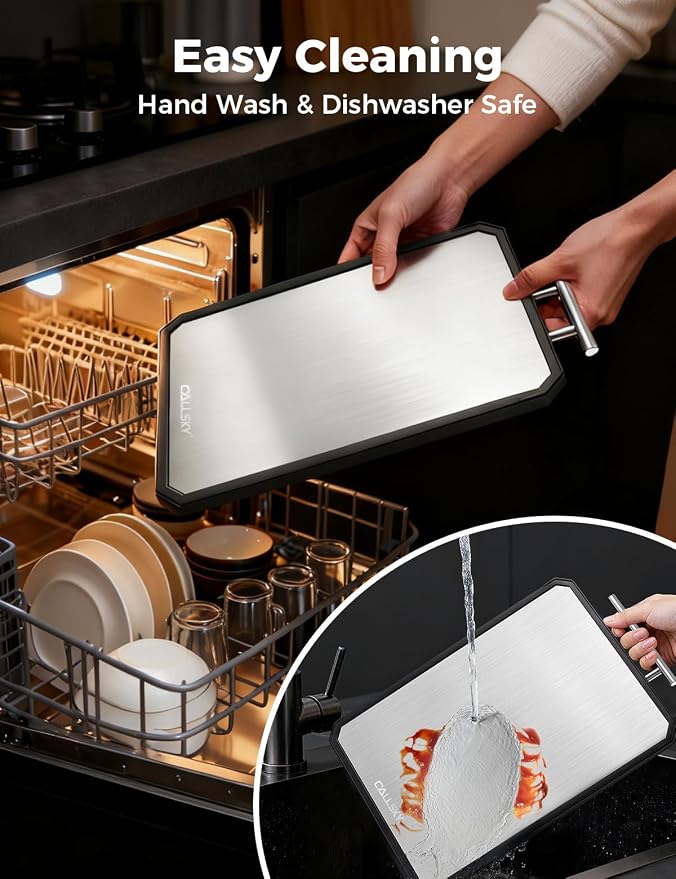Titanium Cutting Board for Kitchen, Double Sided Non Toxic Titanium Cutting - Image 6