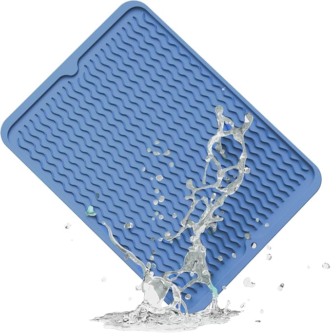 ZLR Silicone Dish Drying Mat & Heat Resistant Trivet by ZLR