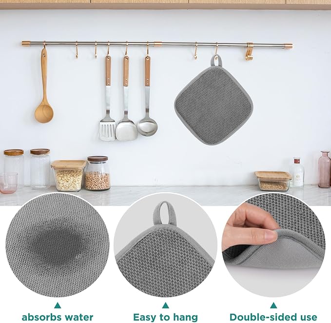 GeeRic Microfiber Dish Drying Mat, Super Absorbent Kitchen Dish Drying Pad - Image 4