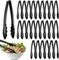 Tessco for you 25 Pcs Plastic Tongs for Serving Bulk, 9 Inch Plastic Disposable by Tessco
