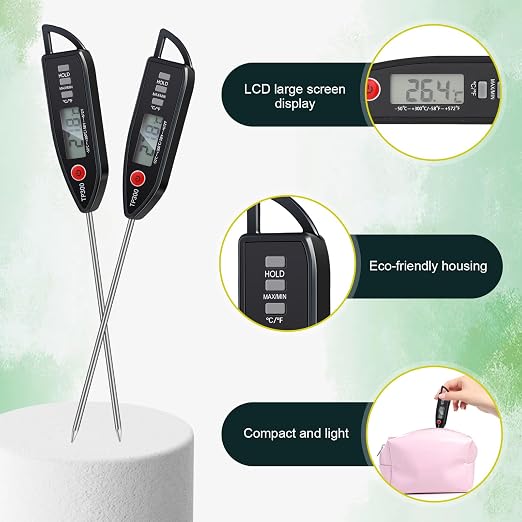 Copkim 3 Set Waterproof Food Thermometer - Image 3