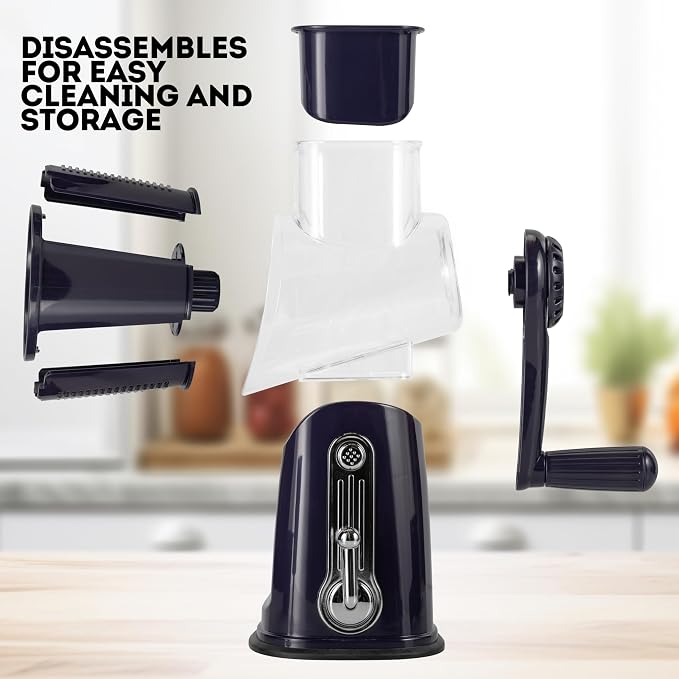 5-in-1 Rotary Cheese Grater - Image 4