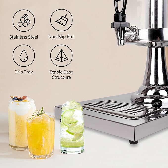 Drink Dispensers for Parties, Cold Beverage Dispenser - Image 4