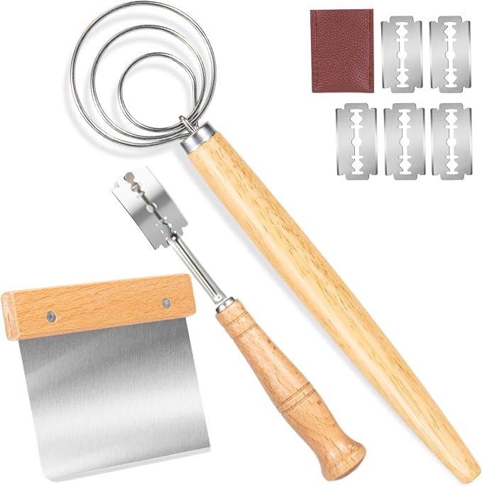 Danish Dough Whisk by Qbily