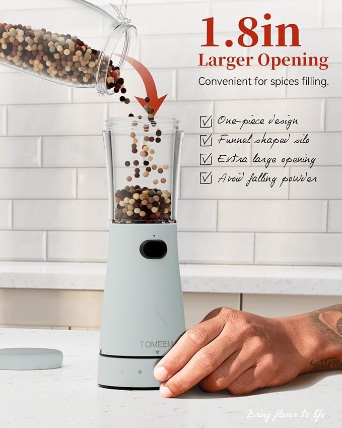 Electric Salt and Pepper Grinder Set - Image 5