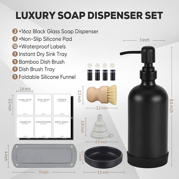 Kitchen Soap Dispenser Set - Image 2