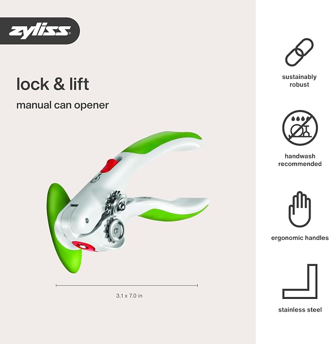 Zyliss Lock N' Lift Manual Can Opener - Image 7