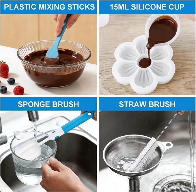 Measuring Cups and Spoons Set 35 Pcs, 11 Stainless Steel Nesting Measuring - Image 9