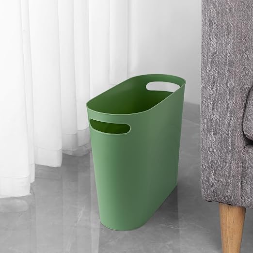 rejomiik Small Trash Can, 3.5 Gallon Slim Garbage Can Plastic Waste Basket - Image 3