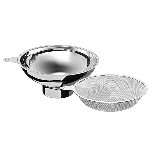 Serinar Canning Funnel with Stainless Steel Filter by serinar