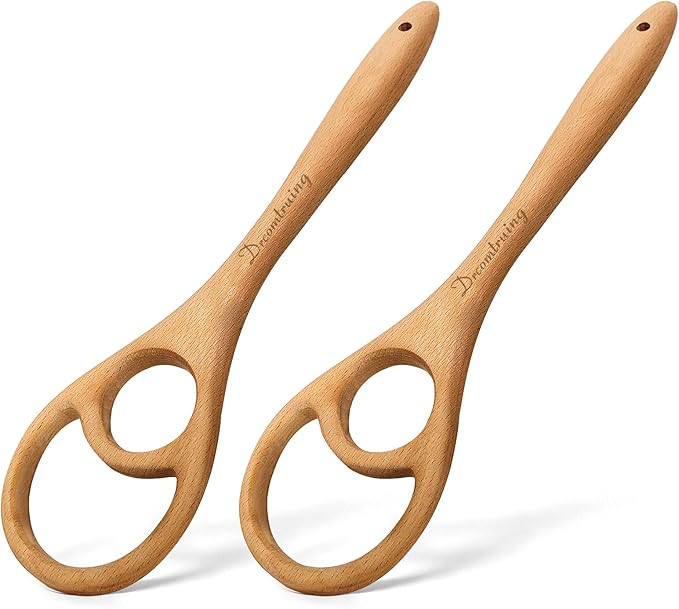 Wooden Danish Dough Whisk by Unknown