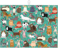 Cat Dish Drying Mat For Kitchen Microfiber Drying Mats Absorbent Reversible by Chiweiyang