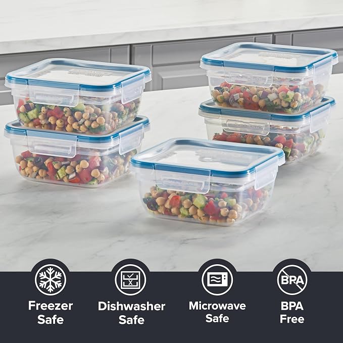 Snapware Plastic Total Solutions Food Storage Containers Set, Airtight & - Image 7