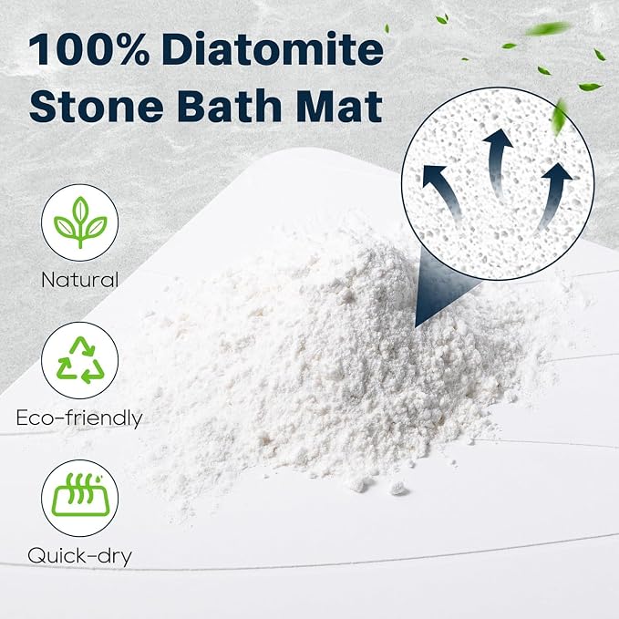 Closefriend Diatomite Stone Bath Mat - Image 3