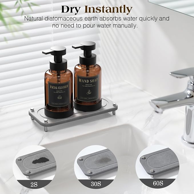 Luxspire Foaming Soap Dispenser, Non-Slip Hand Soap Dispenser - Image 6