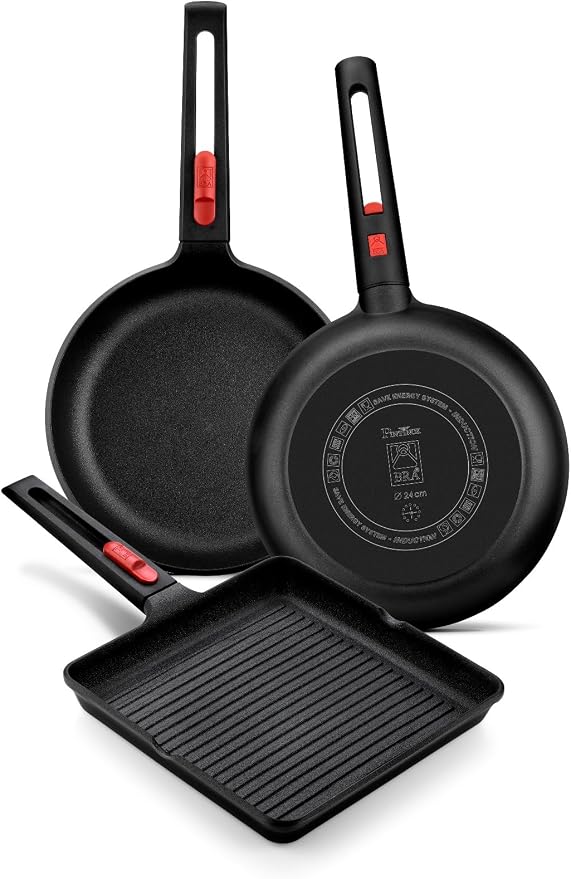 BRA COOKWARE Infinity 2-Piece Nonstick Frying Pan Set | 8 & 10.2 Inch Cast - Image 10