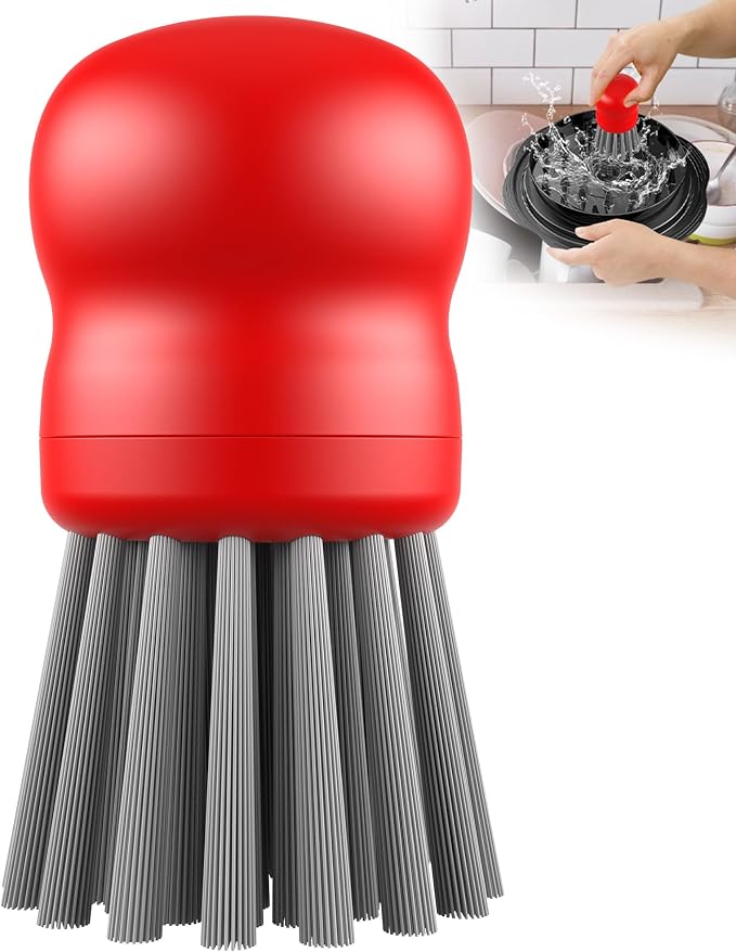 Mini Dish Brush for Cleaning Chicken Shredder, Palm Brush Dish Scrubber by SURETIVIAN