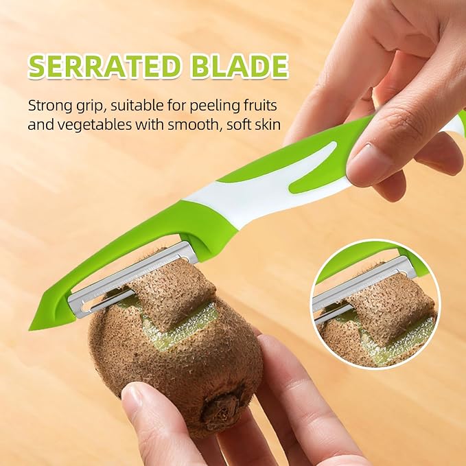 Razor-Sharp​ 4 In 1 Veggie Peelers - Image 4