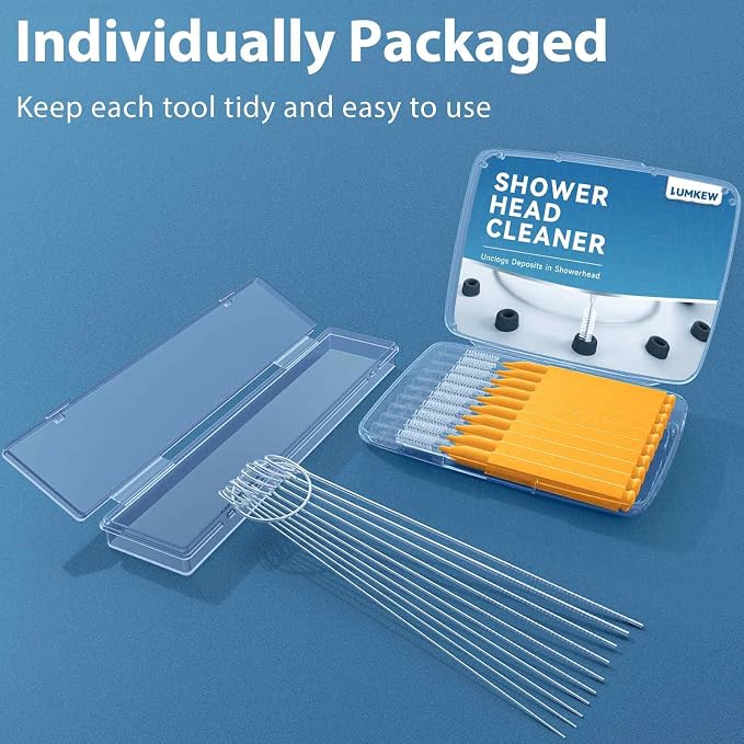 Lumkew Multiplesize Shower Head Cleaner Tool, Shower Head Cleaning Brushes - Image 7