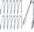 12 pieces Buffet Tongs 9'' Inches Serving Tongs Heavy Duty Stainless steel by XEVOM
