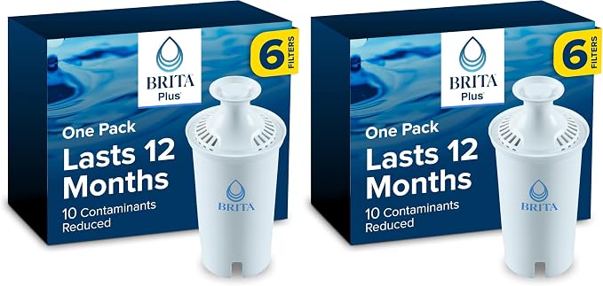 Brita Plus Water Filter, High-Density Replacement Filter by Brita