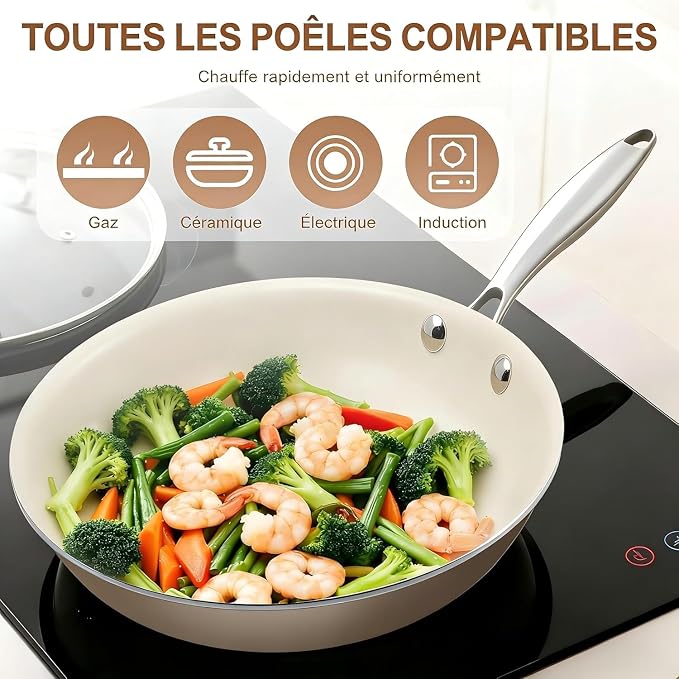 9.25 Inch Ceramic Nonstick Frying Pan - Image 6