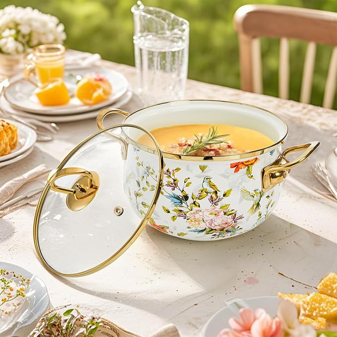 SOUJOY 2.8 Quart Enamel Stockpot - Image 7