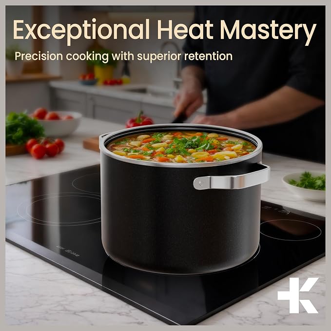 Bakken 5 Quart Ceramic Coated Stock Pot - Image 9