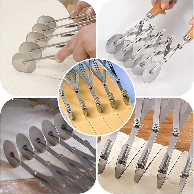 Juome 5 Wheel Pastry Cutter - Image 3