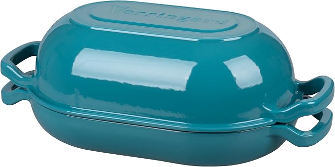 VORRINGARD Enameled Cast Iron Sourdough Bread Oven, Dutch Oven, Loaf Cast Iron - Image 8