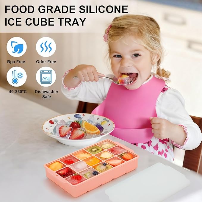 Reespring Silicone Ice Cube Tray, Ice Tray - Image 5