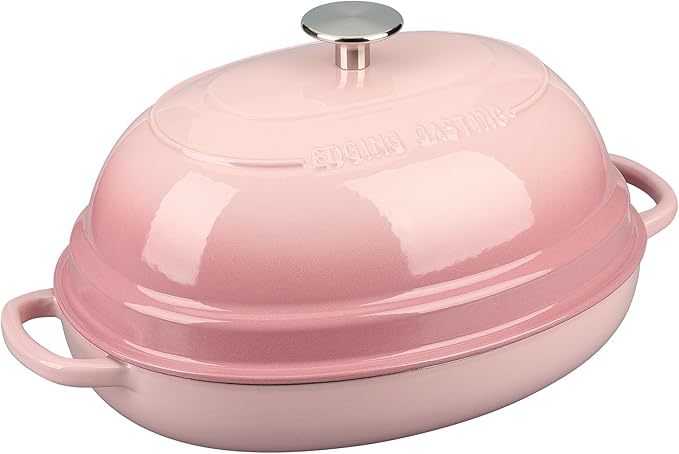 EDGING CASTING Enameled Oval Cast Iron Dutch Oven Pot - Image 7