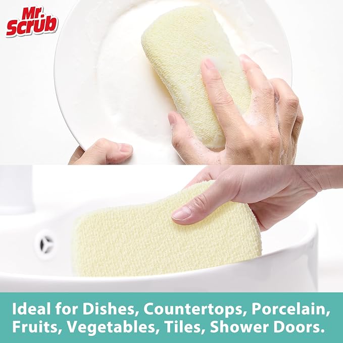 Mr. Scrub Sponges Kitchen Scrub Dish Sponge Scouring Pad, 6 Pack Cleaning Brush - Image 8