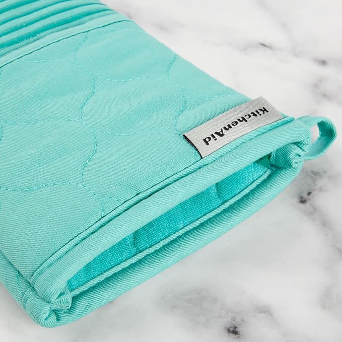 KITCHENAID Quilted Cotton Terry Cloth Oven Mitt, Pot Holder, Kitchen Towel - Image 7