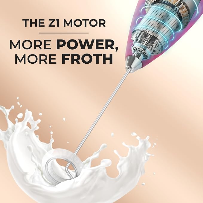 Zulay Kitchen Powerful Milk Frother Wand - Image 4