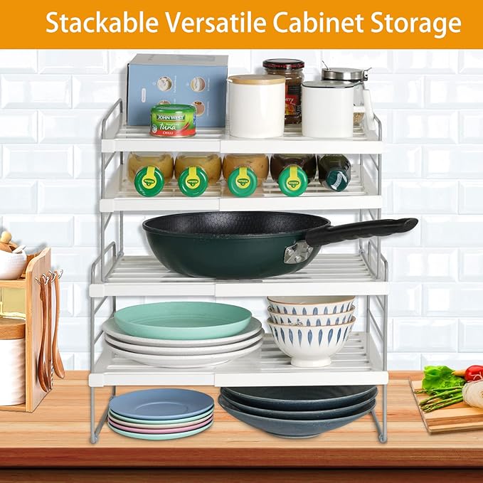 2 Pack Pantry Organization and Storage, Expandable Foil and Plastic Wrap - Image 4