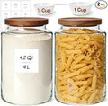 ComSaf 2Pcs Wide-Mouth Flour Sugar Storage Containers by ComSaf