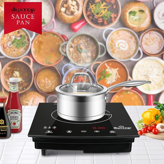 Duxtop Professional Stainless Steel Sauce Pan - Image 7