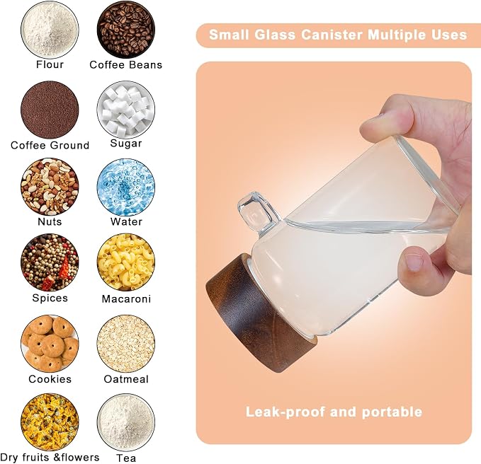 8 oz Small Glass Mason Jars - Image 3