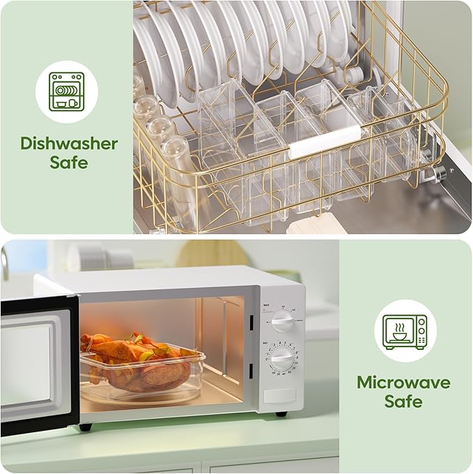 KEMETHY 54-Piece Food Storage Containers - Image 4