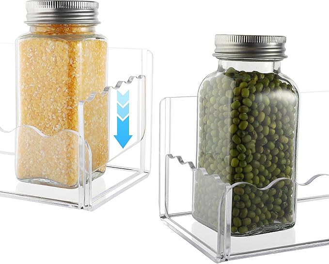 12 inch Spice Rack Wall Mounted, 4 Pack Spice Organizer Shelf - Image 4