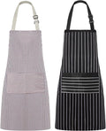 Syntus Apron for Men Women, Adjustable Cooking Kitchen Chef Aprons by Syntus