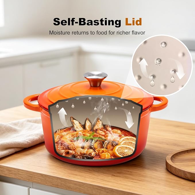 Enameled Cast Iron Dutch Oven - Image 4